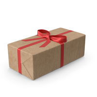 Brown Wrapped Gift Box PNG & PSD Images