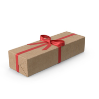 Brown Wrapped Gift Box PNG & PSD Images