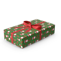 Christmas Wrapped Gift Box PNG & PSD Images