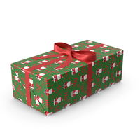 Christmas Wrapped Gift Box PNG & PSD Images