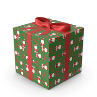 Christmas Wrapped Gift Box PNG & PSD Images