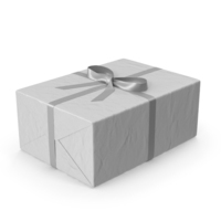 Neutral Wrapped Gift Box PNG & PSD Images