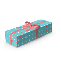 Valentines Wrapped Gift Box PNG & PSD Images