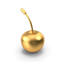 Decorative Translucent Gold Cherry PNG & PSD Images