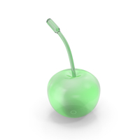 Decorative Translucent Green Cherry PNG & PSD Images