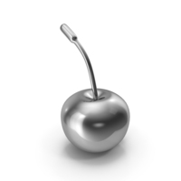 Decorative Translucent Silver Cherry PNG & PSD Images