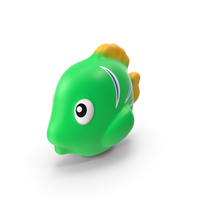 Bath Toy Green Fish PNG & PSD Images