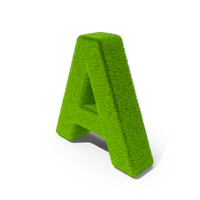 Grass Letter A PNG & PSD Images
