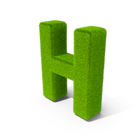 Grass Letter H PNG & PSD Images