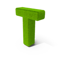 Grass Letter T PNG & PSD Images