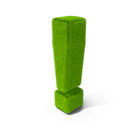 Grass Symbol Exclamation Mark PNG & PSD Images