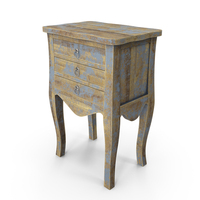 Promenade Painted Accent Table Antique Grey PNG & PSD Images