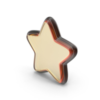 Star Single Glass PNG & PSD Images