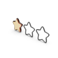 Three Stars PNG & PSD Images