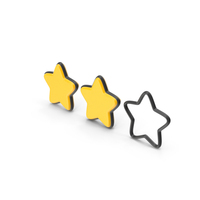 Three Star 2 Star Color PNG & PSD Images