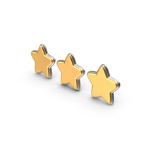 Three Star Metal PNG & PSD Images