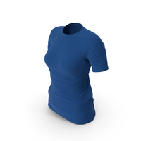 Blue T Shirt Women PNG & PSD Images