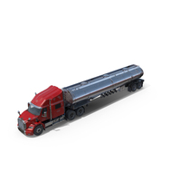 Rusted Generic Semi Truck Sleeper With Tanker PNG & PSD Images