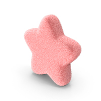 Fur Star Pink PNG & PSD Images