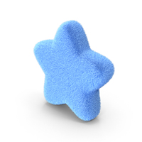 Fur Star Blue PNG & PSD Images