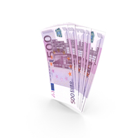 Money Euro 500 Note Bill PNG & PSD Images
