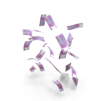 Money Euro 500 Notes Few Falling Money PNG & PSD Images