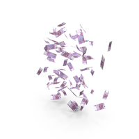 Money Few Euro 500 Notes Falling Money PNG & PSD Images