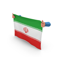 Iran Hand Holding Flag PNG & PSD Images