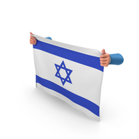 Israel Hand Holding Flag PNG & PSD Images