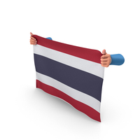 Thailand Hand Holding Flag PNG & PSD Images