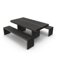 Mihaela Dining Bench And Table PNG & PSD Images