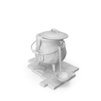 Stylized Cauldron PNG & PSD Images