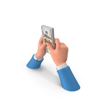 100 Dollar Holding Money Bill PNG & PSD Images