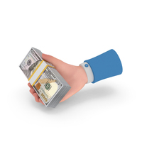 100 Dollar Holding Giving Money Bill PNG & PSD Images