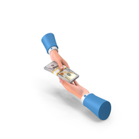 100 Dollar Taking Money Help Hand Loan PNG & PSD Images