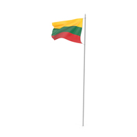 Lithuania Flag Pole PNG & PSD Images