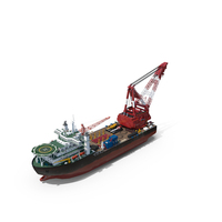 Crane Ship PNG & PSD Images