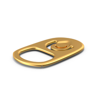 Pull Tab Ring Gold PNG & PSD Images