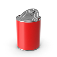 Tin Can Long Open Color PNG & PSD Images