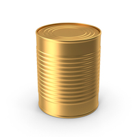 Tin Can Close Gold PNG & PSD Images