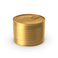 Tin Can Short Close Gold PNG & PSD Images