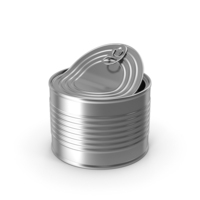 Tin Can Short Open Chrome PNG & PSD Images