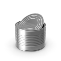 Tin Can Short Open Chrome PNG & PSD Images