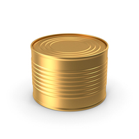 Tin Can Short Close Gold PNG & PSD Images