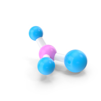 Chloro Methane Molecule Atomic Structure PNG & PSD Images