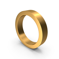 Geometric Shape Circle Thick Gold PNG & PSD Images