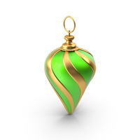 Ornament Gold And Green PNG & PSD Images