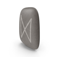 Dagaz Rune Stone PNG & PSD Images