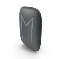 Ehwaz Rune Stone PNG & PSD Images