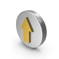Metal Arrow Up Icon PNG & PSD Images